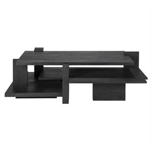Abstract Black Coffee Table